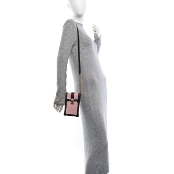 LOUIS VUITTON Epi Pochette Trunk Verticale Rose Ballerine