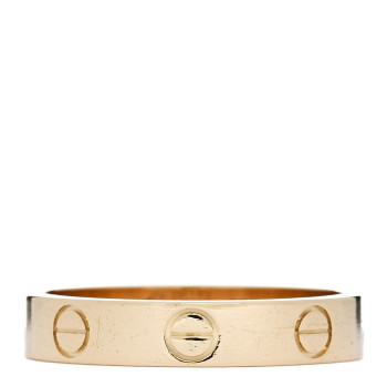 CARTIER 18K Yellow Gold 3.5mm LOVE Wedding Band Ring 52 6