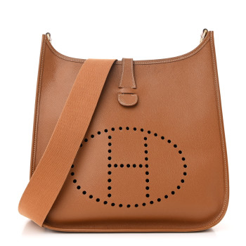 HERMES Courchevel Evelyne GM Gold