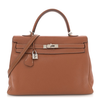 HERMES Togo Kelly Retourne 35 Gold