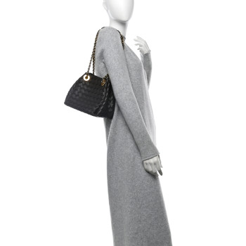 BOTTEGA VENETA Nappa Intrecciato Small Parachute Chain Shoulder Bag Fondant