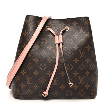 LOUIS VUITTON Monogram Neonoe MM Rose Poudre