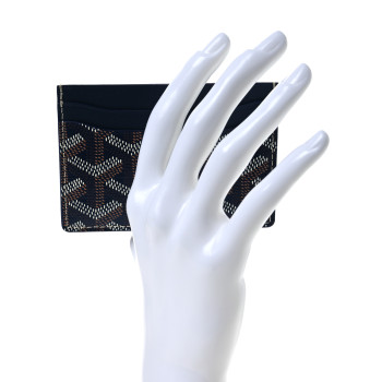 GOYARD Goyardine Saint Sulpice Card Holder Navy