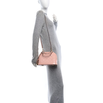 LOUIS VUITTON Vernis Alma BB Rose Ballerine
