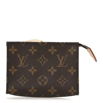 LOUIS VUITTON Monogram Toiletry Pouch On Chain Insert