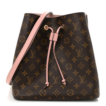 LOUIS VUITTON Monogram Neonoe MM Rose Poudre