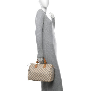 LOUIS VUITTON Damier Azur Speedy 30