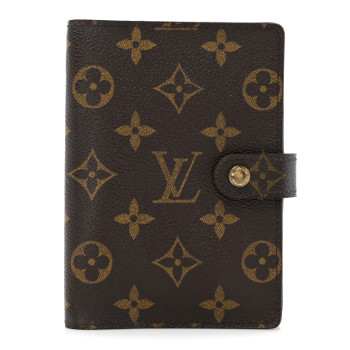 LOUIS VUITTON Monogram Small Ring Agenda Cover