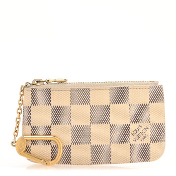 LOUIS VUITTON Damier Azur Key Pouch