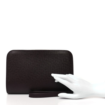 LOUIS VUITTON Taiga Baikal Pochette Acajou