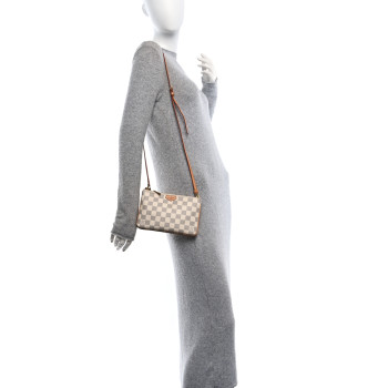 LOUIS VUITTON Damier Azur Double Zip Pochette
