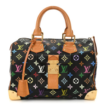 LOUIS VUITTON Monogram Multicolor Speedy 30 Black