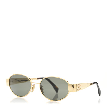 CELINE Metal Triomphe 01 Sunglasses CL40235U Gold