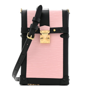 LOUIS VUITTON Epi Pochette Trunk Verticale Rose Ballerine