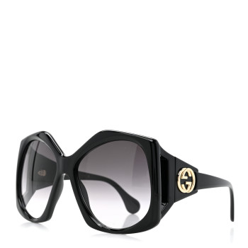 GUCCI Round Sunglasses GG0875S Black