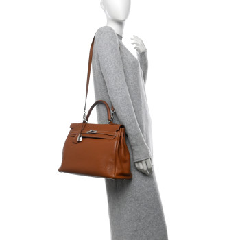 HERMES Togo Kelly Retourne 35 Gold
