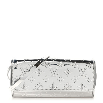 LOUIS VUITTON Monogram Miroir Pochette Twin Silver