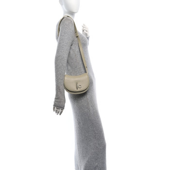 BURBERRY Grainy Calfskin Mini Rocking Horse Crossbody Hunter
