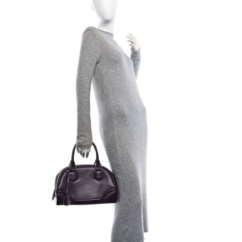 LOUIS VUITTON Epi Bowling Montaigne PM Cassis