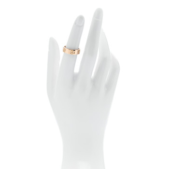 CARTIER 18K Pink Gold 5.5mm LOVE Ring 50 5.25