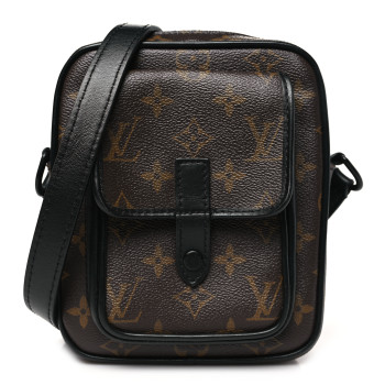 LOUIS VUITTON Monogram Macassar Christopher Wearable Wallet
