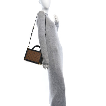 LOUIS VUITTON Reverse Monogram Petite Valise