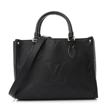 LOUIS VUITTON Empreinte Monogram Giant Onthego PM Black