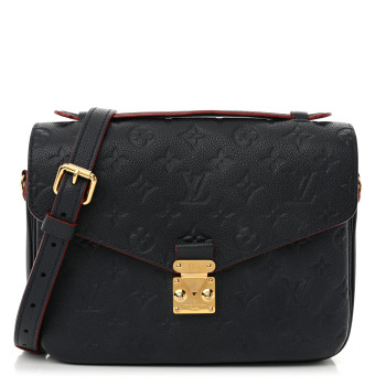 LOUIS VUITTON Empreinte Pochette Metis Marine Rouge