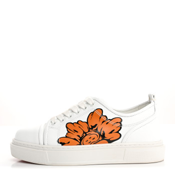 CHRISTIAN LOUBOUTIN x Shun Sudo Adolon Junior Button Flower Low Top Sneaker 38.5 White Multicolor