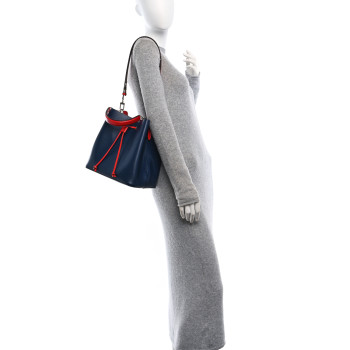 LOUIS VUITTON Epi Neonoe Indigo Coquelicot