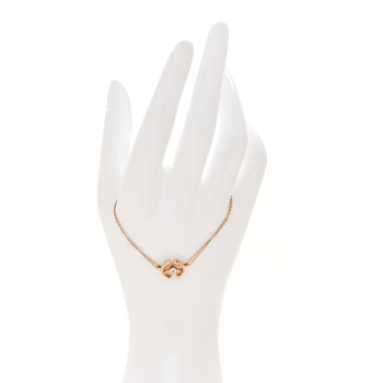 BULGARI 18K Rose Gold Diamond Fiorever Bracelet SM