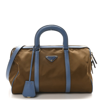 PRADA Re-Nylon Saffiano Medium Re-Edition 1978 Top Handle Bag Sughero Wave
