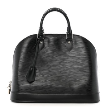 LOUIS VUITTON Epi Alma MM Black