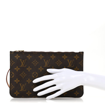 LOUIS VUITTON Monogram Neverfull MM GM Pochette Mimosa