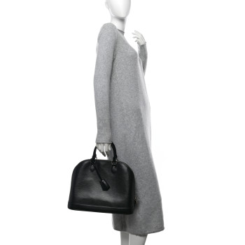 LOUIS VUITTON Epi Alma MM Black