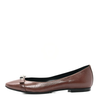 HERMES Lambskin Ballerina Flats 35