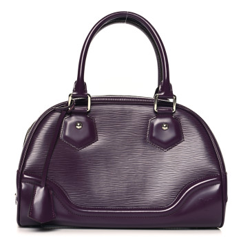 LOUIS VUITTON Epi Bowling Montaigne PM Cassis