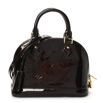 LOUIS VUITTON Vernis Alma BB Amarante