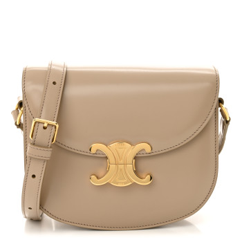 CELINE Shiny Calfskin Teen Besace Safari