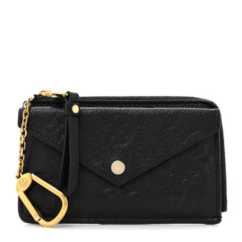 LOUIS VUITTON Empreinte Recto Verso Card Holder Black