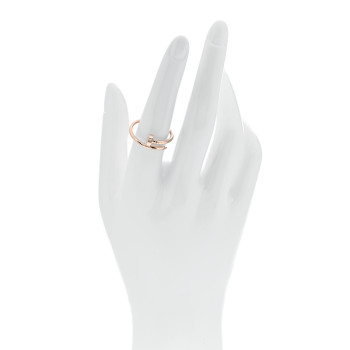 CARTIER 18K Pink Gold Small Juste Un Clou Ring 56 7.5