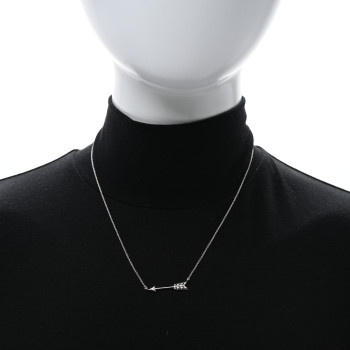 TIFFANY Sterling Silver Paloma's Graffiti Arrow Pendant Necklace