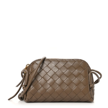 BOTTEGA VENETA Nappa Intrecciato Concert Pouch Cypress