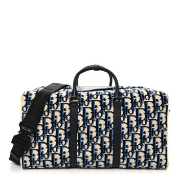 CHRISTIAN DIOR Tapestry Oblique Duffle 50 Multicolor