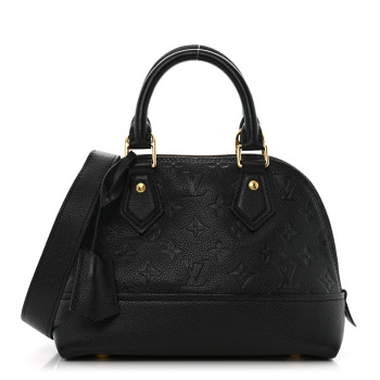 LOUIS VUITTON Empreinte Neo Alma BB Black