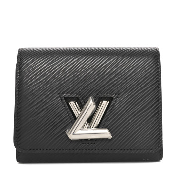 LOUIS VUITTON Epi Twist XS Wallet Black