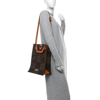 LOUIS VUITTON x NIGO Giant Damier Ebene Monogram Mini Tote