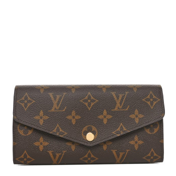 LOUIS VUITTON Monogram Sarah Wallet NM Fuchsia