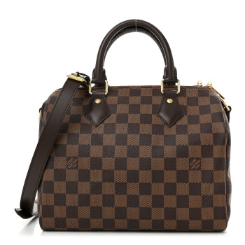 LOUIS VUITTON Damier Ebene Speedy Bandouliere 25