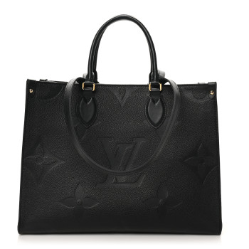 LOUIS VUITTON Empreinte Monogram Giant OnTheGo MM Black